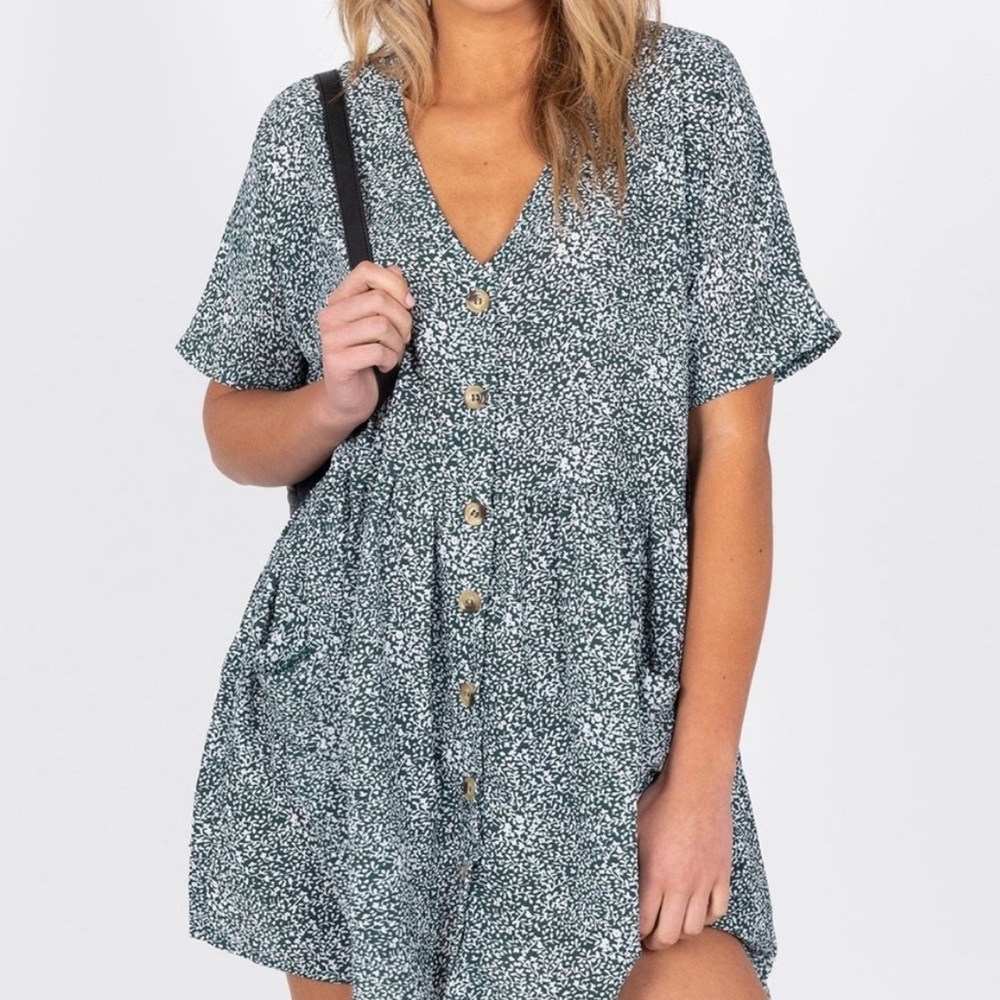Princess Polly Green Summer Dress